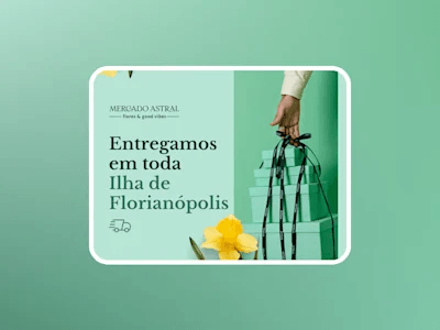 Post de bem-estar com estética minimalista criado pela Ciclicko