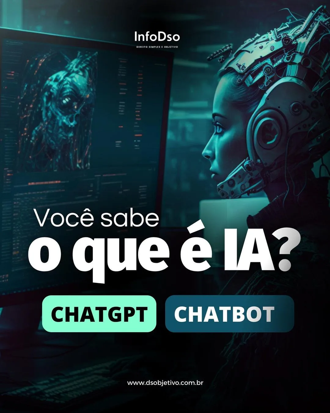 Post de marca pessoal de professor criado pela Ciclicko